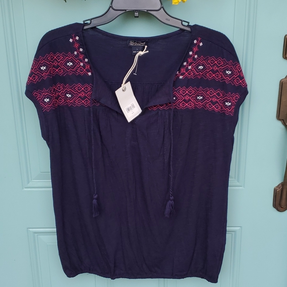 LUCKY BRAND TOP L NWT